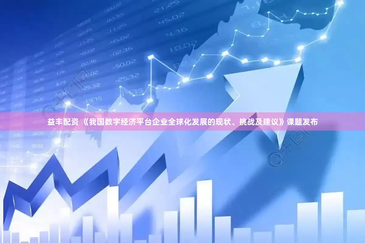 益丰配资 《我国数字经济平台企业全球化发展的现状、挑战及建议》课题发布