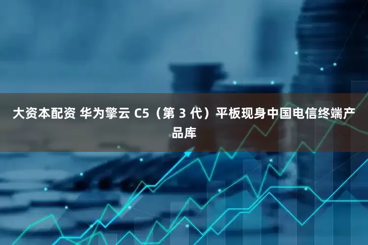 大资本配资 华为擎云 C5（第 3 代）平板现身中国电信终端产品库