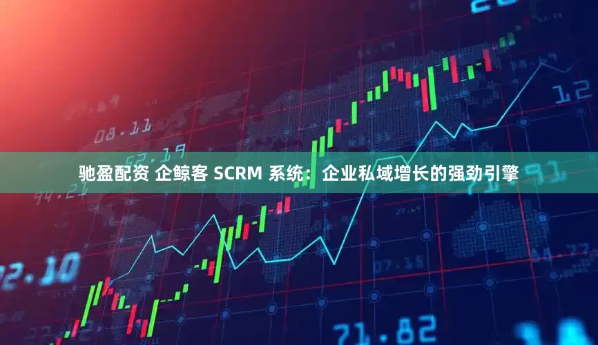 驰盈配资 企鲸客 SCRM 系统：企业私域增长的强劲引擎